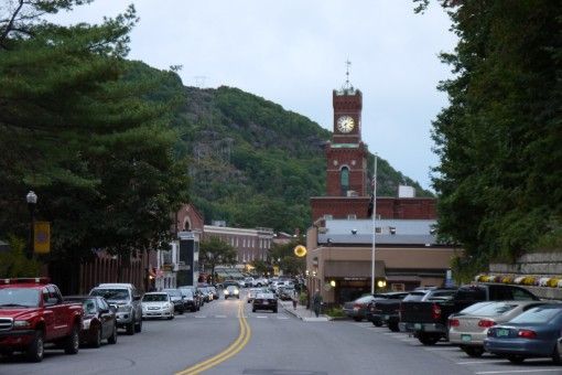 The small town of Bellows Falls, Vermont