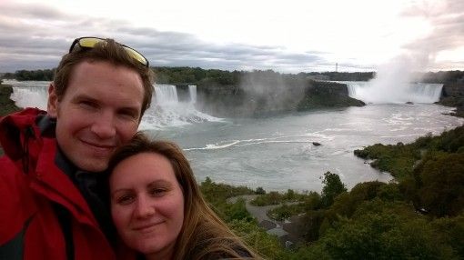 Us on our trip to Niagara Falls