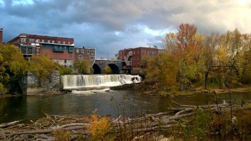 Picturesque town of Middlebury, Vermont