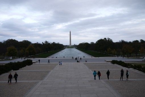 Reflecting Pool and Washinton Monument in Washington DC