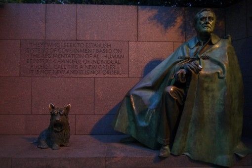 Franklin Roosevelt Memorial in Washinton DC