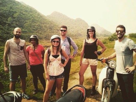 Emma & Friends on a road trip to the Perfume Pagoda in Vietnam