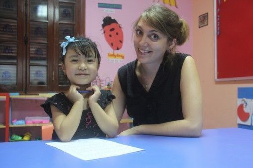 Hannah and a Vietnamese student, Minh Trang