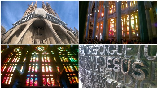 The beautiful Sacred Family Church, Barcelona