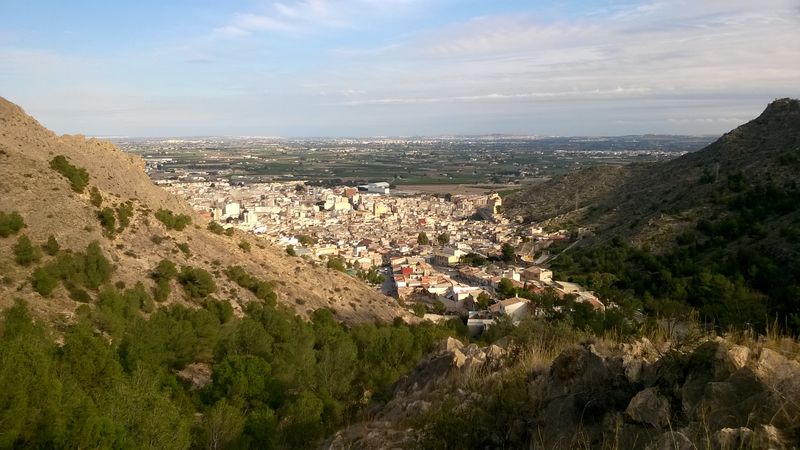 View over Callosa de Segura, Spain