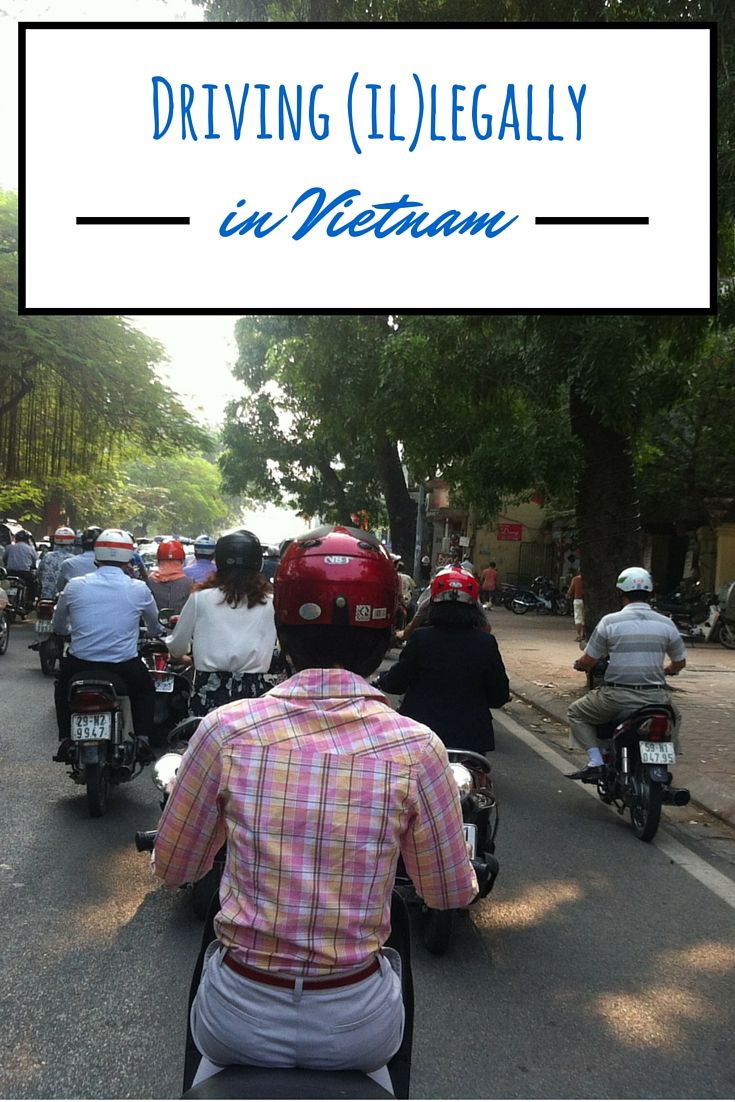 Driving illegally in Vietnam