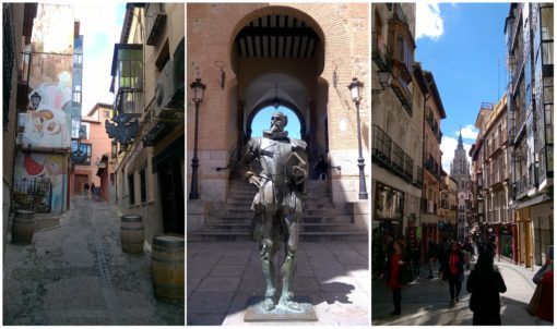 Toledo streets in Spain
