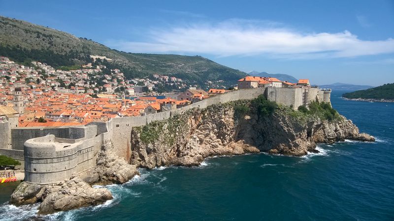 View of Dubrovnik from Fort Lovrijenac
