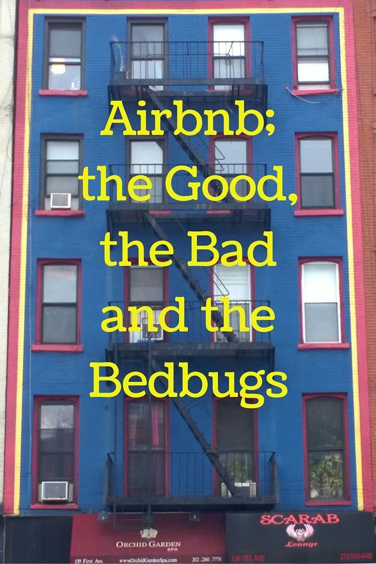 airbnb, the good the bad and the bedbugs