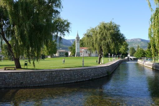 Picturesque Solin, near Split, Croatia