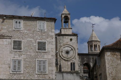 Ancient buildings in Split, Croatia