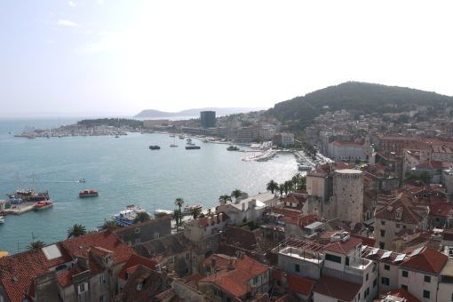 View of Split from the top of the Bell Tower