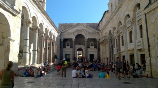 The Main Square of Diocletian's Palace, Split Old Town, Croatia