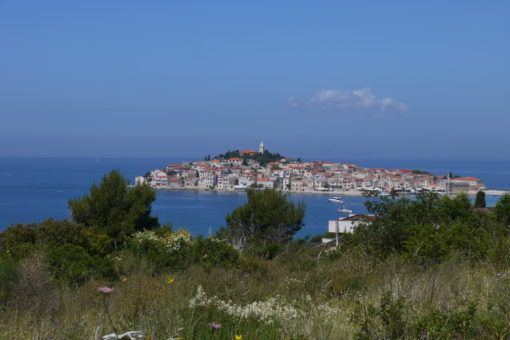 Primosten, Croatia, view from above