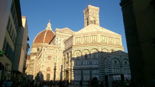 Santa Del Fiore Cathedral, the Bell Tower and the Duomo in Florence