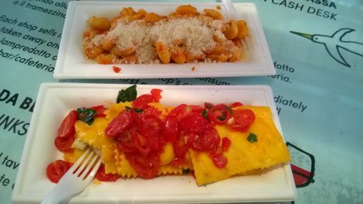 Ravioli and Gnocchi from the Mercato Centale in Florence