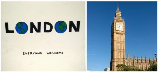 London - all welcome and Big Ben