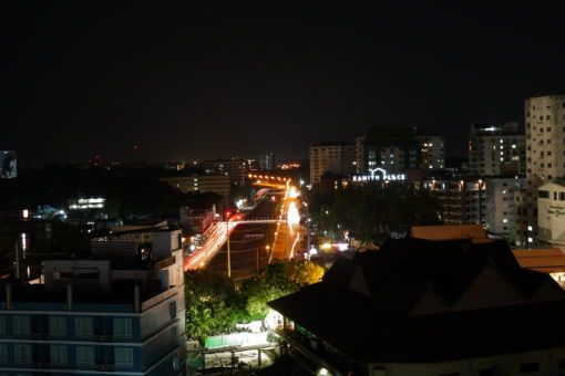 Night-time view of Chiang Mai