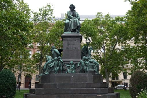 Ludwig Van Beethoven Statue in Vienna, Austria