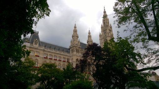 The Rathaus (city hall) in Vienna, Austria