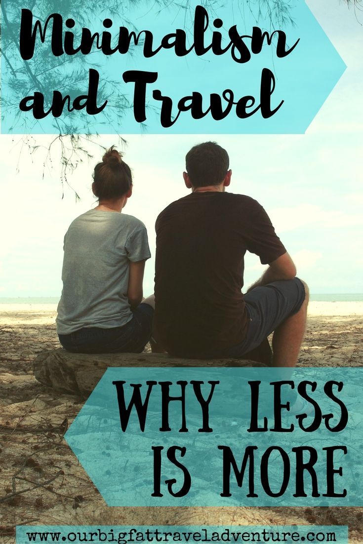 Minimalism and Travel, why less is more Pinterest Poster