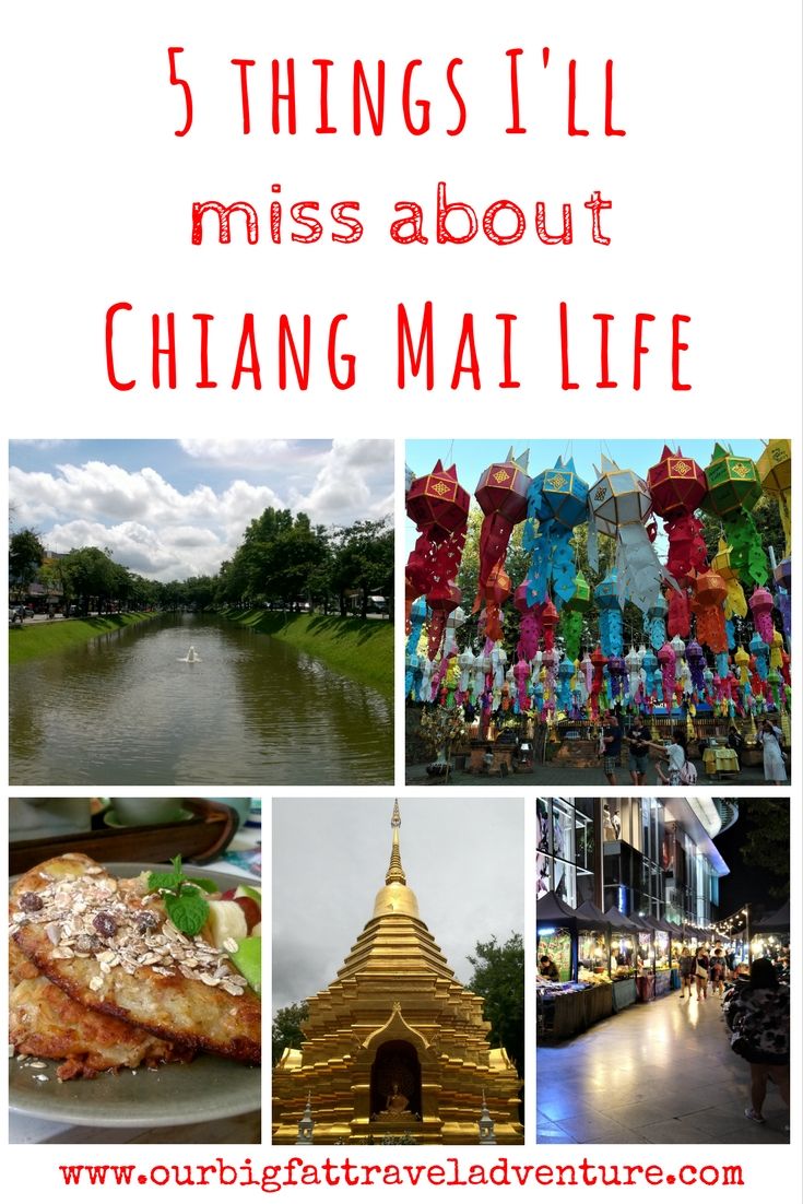 5 things I'll miss about Chiang Mai life, Pinterest Pin