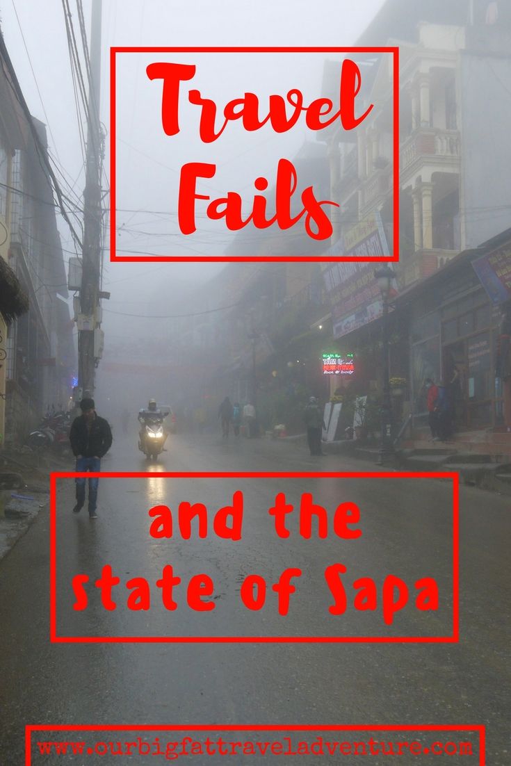 Travel fails and the state of Sapa Pinterest poster