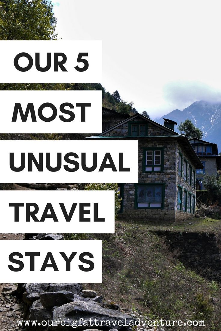 From freezing cold Everest tea houses to Iban longhouses and lavish London pig sits, here are five of our most unusual travel stays to date.