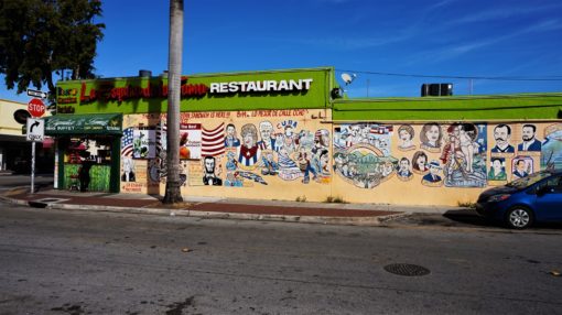 Colourful murals in Little Havana, Miami