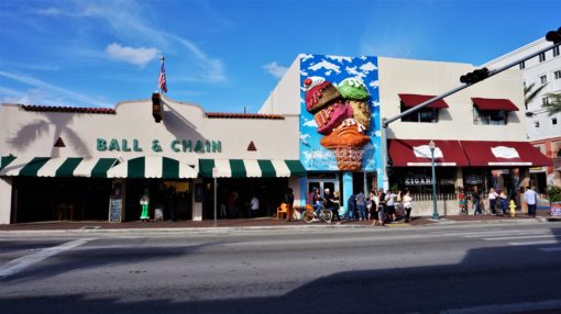 Bars and Cigar shops on Calle Ocho, Little Havana, Miami
