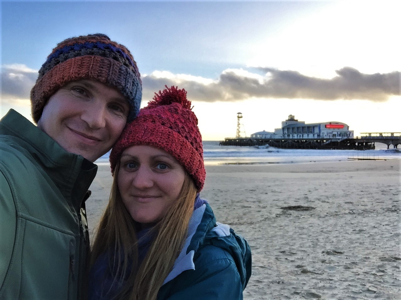 A Winter selfie with Bournemouth Pier