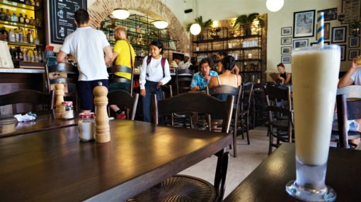 Limonada de Coco at Época Café, Cartagena
