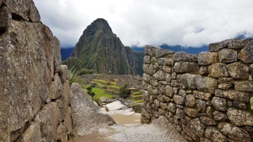The Machu Picchu ruins, Peru
