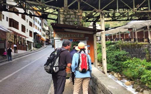 This is where to buy you bus tickets for Machu Picchu