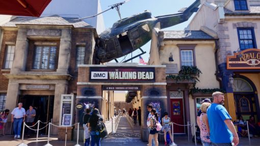 The AMC Walking Dead attraction at Universal Studios Hollywood
