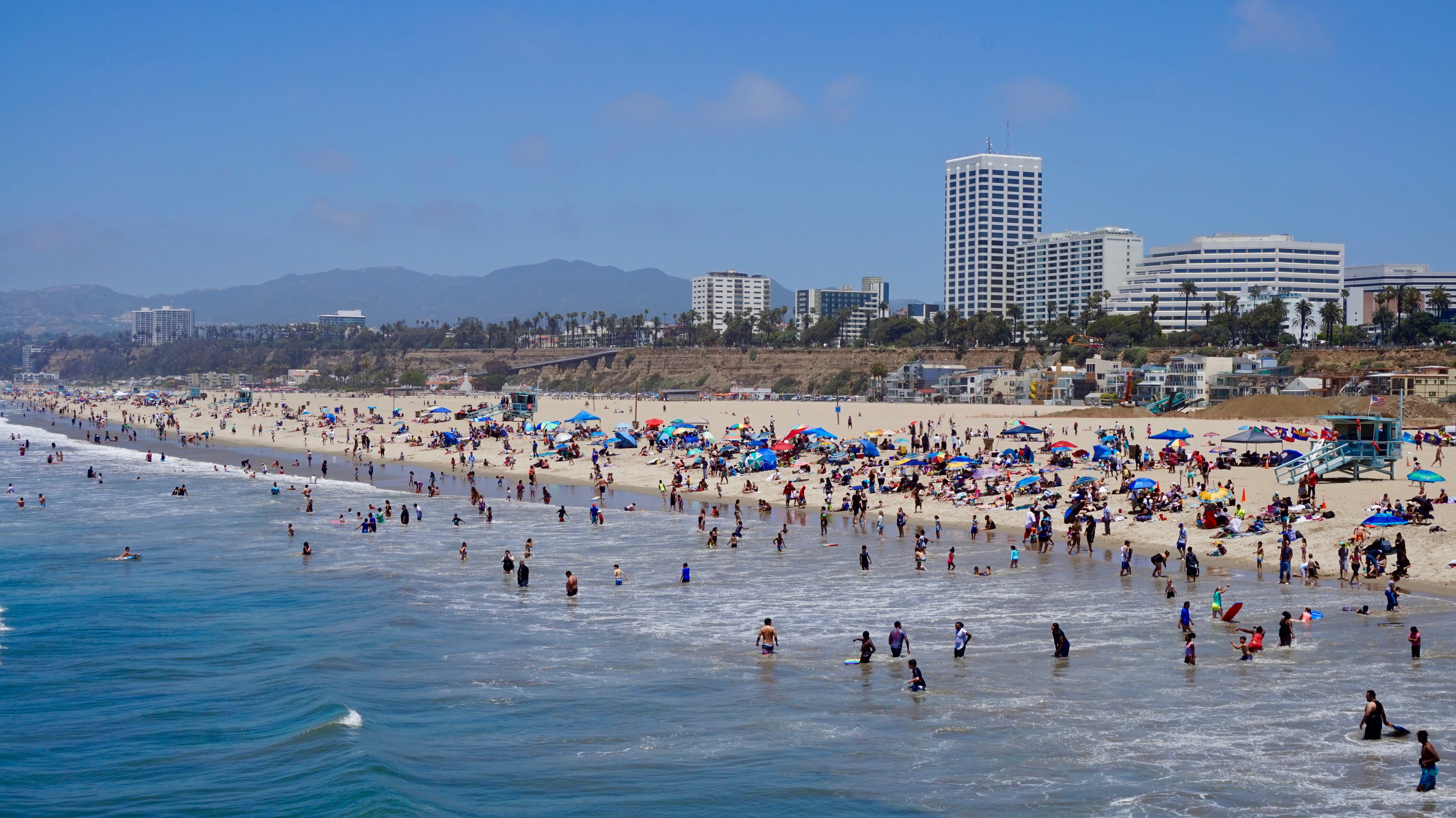 View of Santa Monica from the Pier