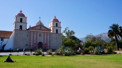 The Old Mission, Santa Barbara, California USA