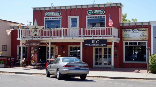 Saloon-style shop in Santa Ynez, on our road trip around California