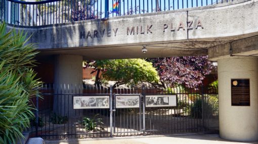 The Harvey Milk Plaza Memorial in San Francisco