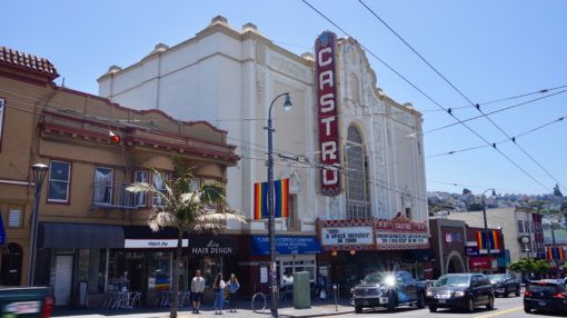 The Castro theatre in the Castro District of San Francisco