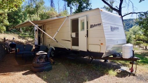 Our Caravan in North Fork, California 