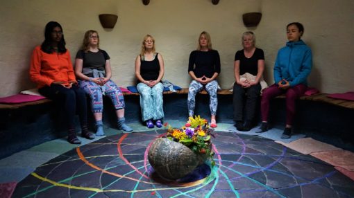Meditation room at the Findhorn Foundation in Scotland