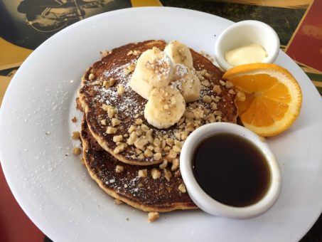 How much does a trip to California cost? These vegan pancakes made a cheap brunch