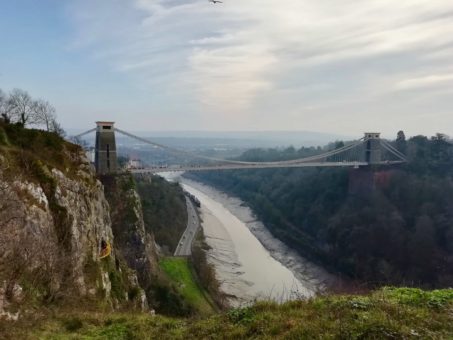 Bristol's Clifton Suspension Bridge looking great in the rare February sunshine