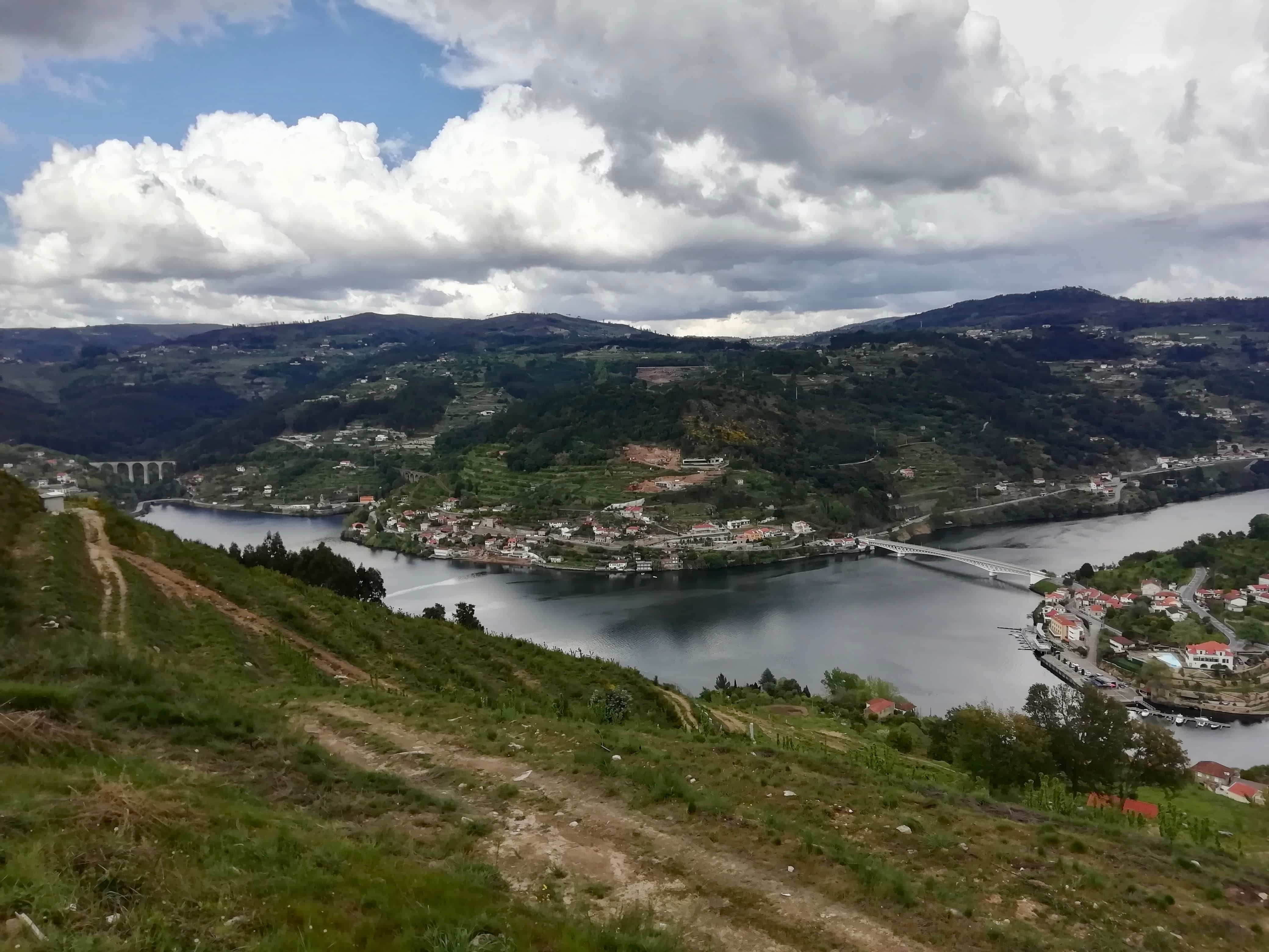 Driving the Douro Valley, an aerial view