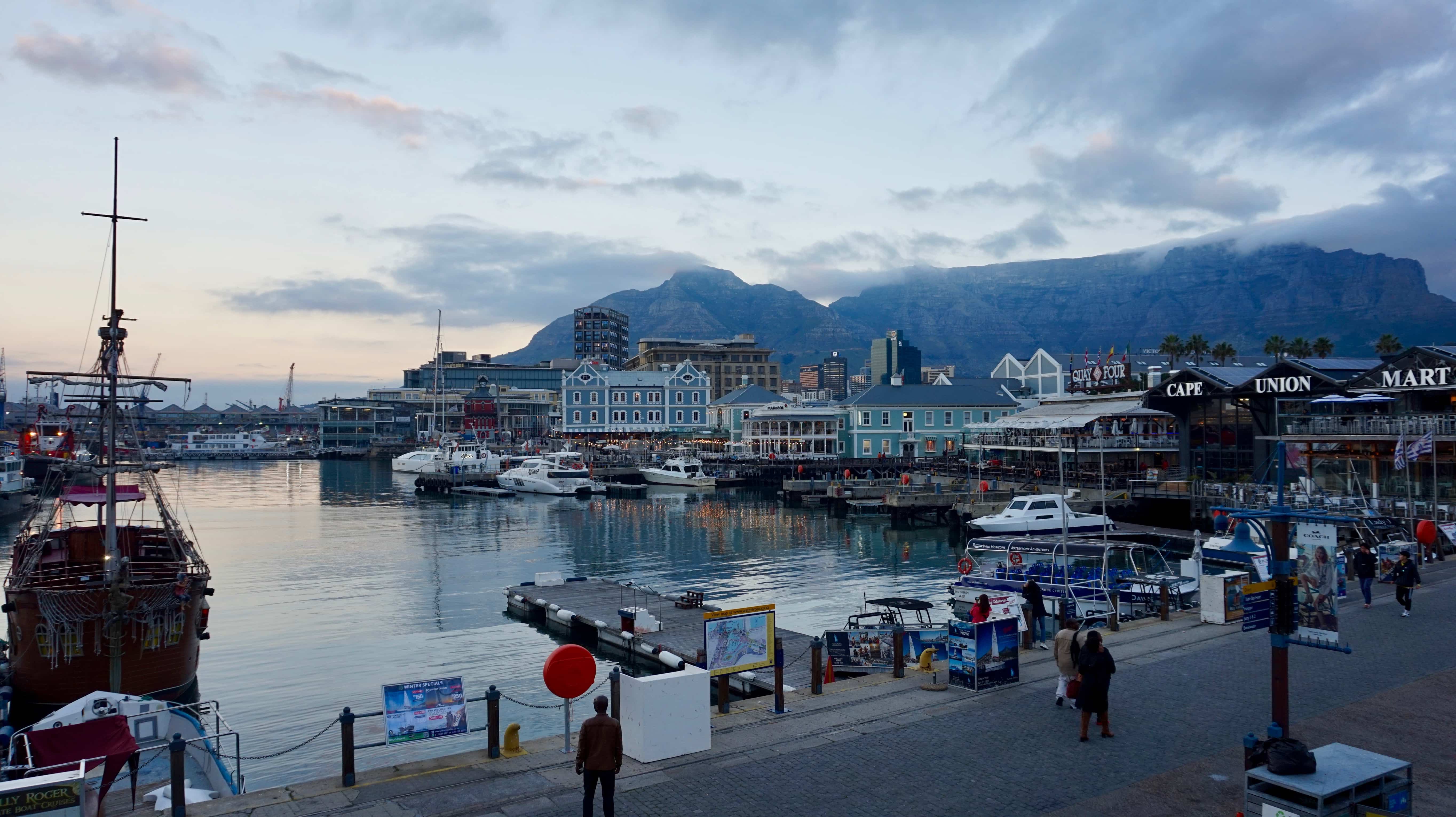 The Victoria and Alfred waterfront in Cape Town