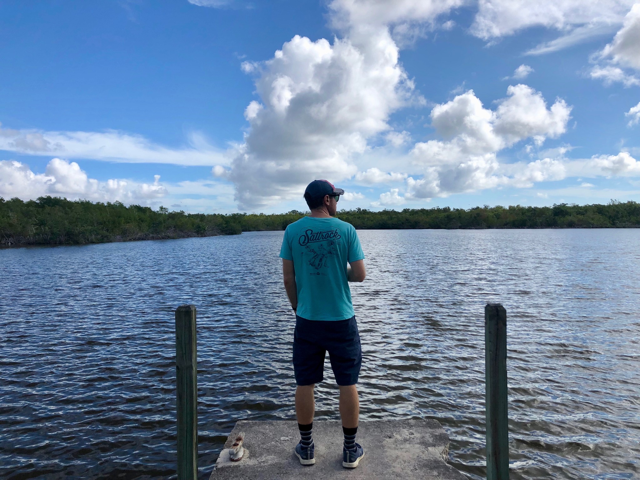 Andrew in KÜHL shorts, Florida Everglades